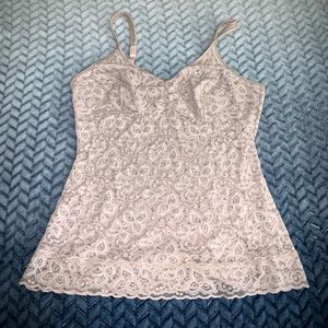 Beige Lace Cami